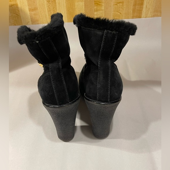 Coach Lenora black suede ankle boots - Picture 6 of 11